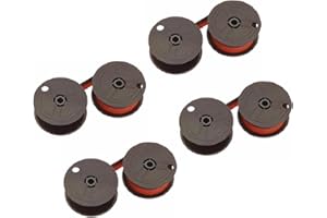 EBS RIBBONS Sharp VX-2652H Calculator Ribbon (4 Pack) Black and Red, Compatible