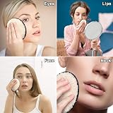 URAQT Makeup Remover Pads 4 Pack Reusable Large Double-Sided Cloths view 7