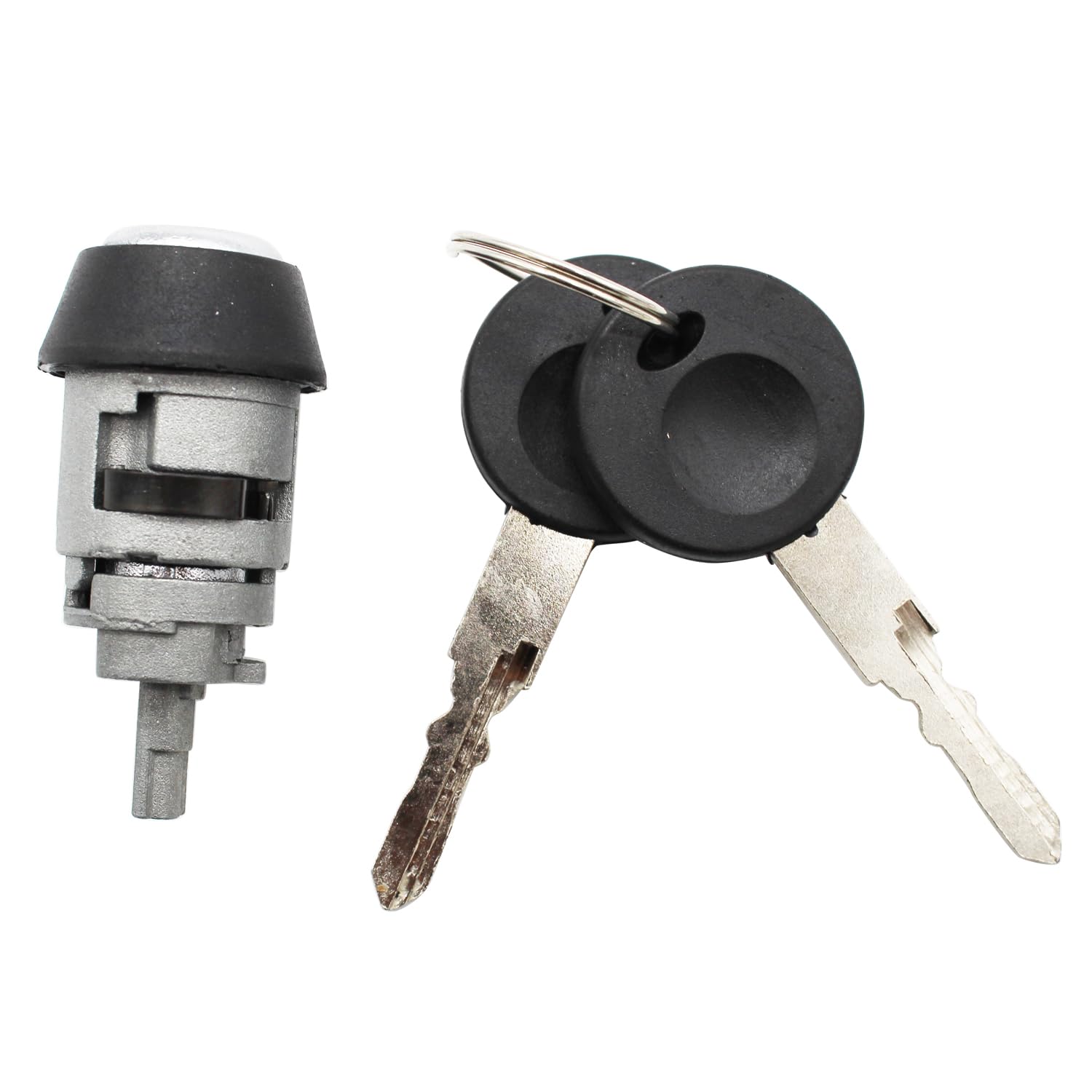 Photo 1 of 1 Set SHLPDFM Ignition Switch Lock Cylinder W/Keys 113 905 855B 1H0905855A 191905855 Fits for VW T3 GHIA Bus Beetle 1971 up