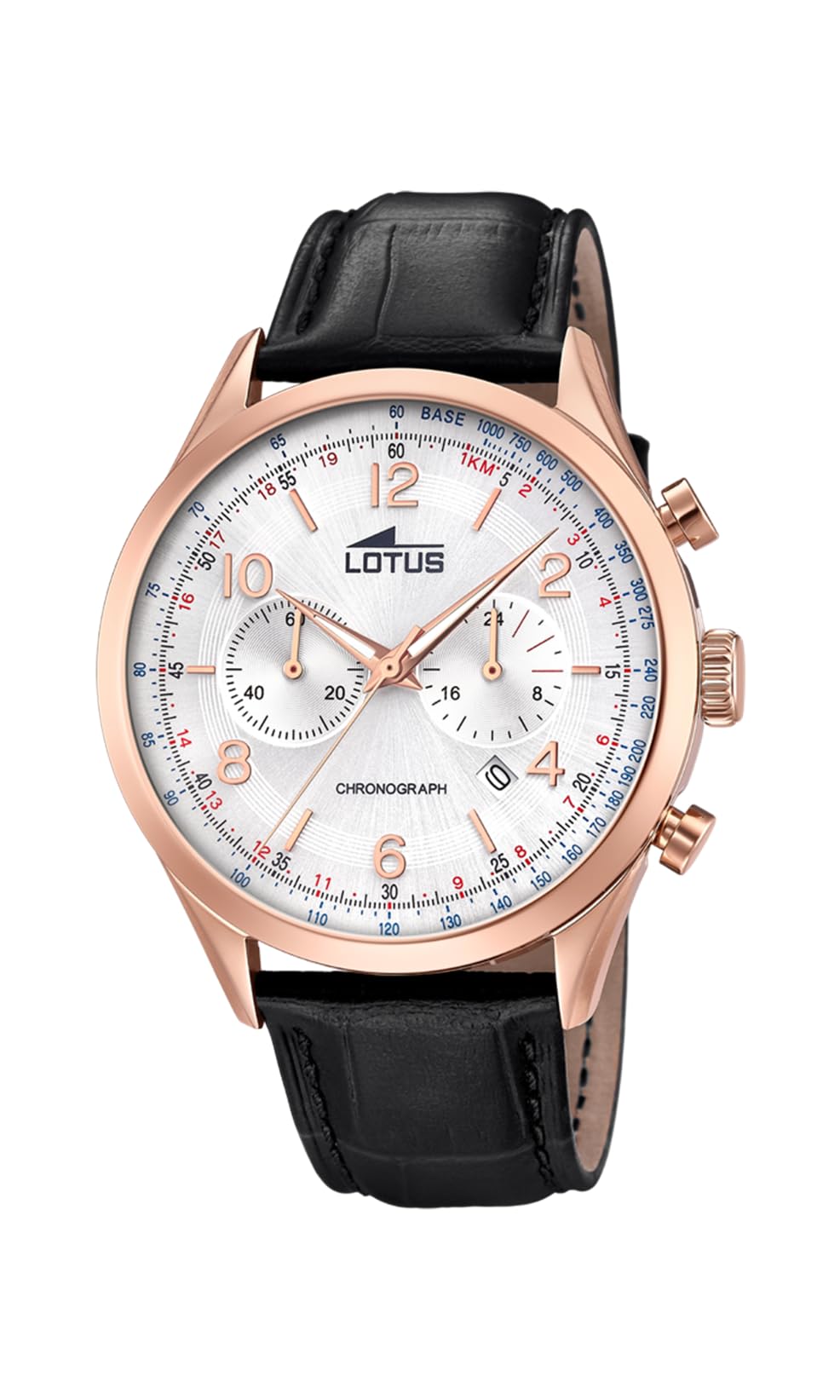 Lotus Watches Mens Chronograph Quartz Watch with Leather Strap 18558/2