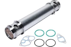 AA IGNITION Engine Oil Cooler Assembly - Compatible with Ford Trucks - 7.3L Diesel Turbocharged - E-350, Econoline, Excursion, F250, F350, F450, F550 Super Duty - Replaces 1C3Z-6A642-AA, 904-225 - Gasket Seal Kit