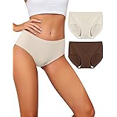 Atarla Seamless Underwear for Women Low Rise Full Coverage Panties No Show Briefs Soft Stretch Panties