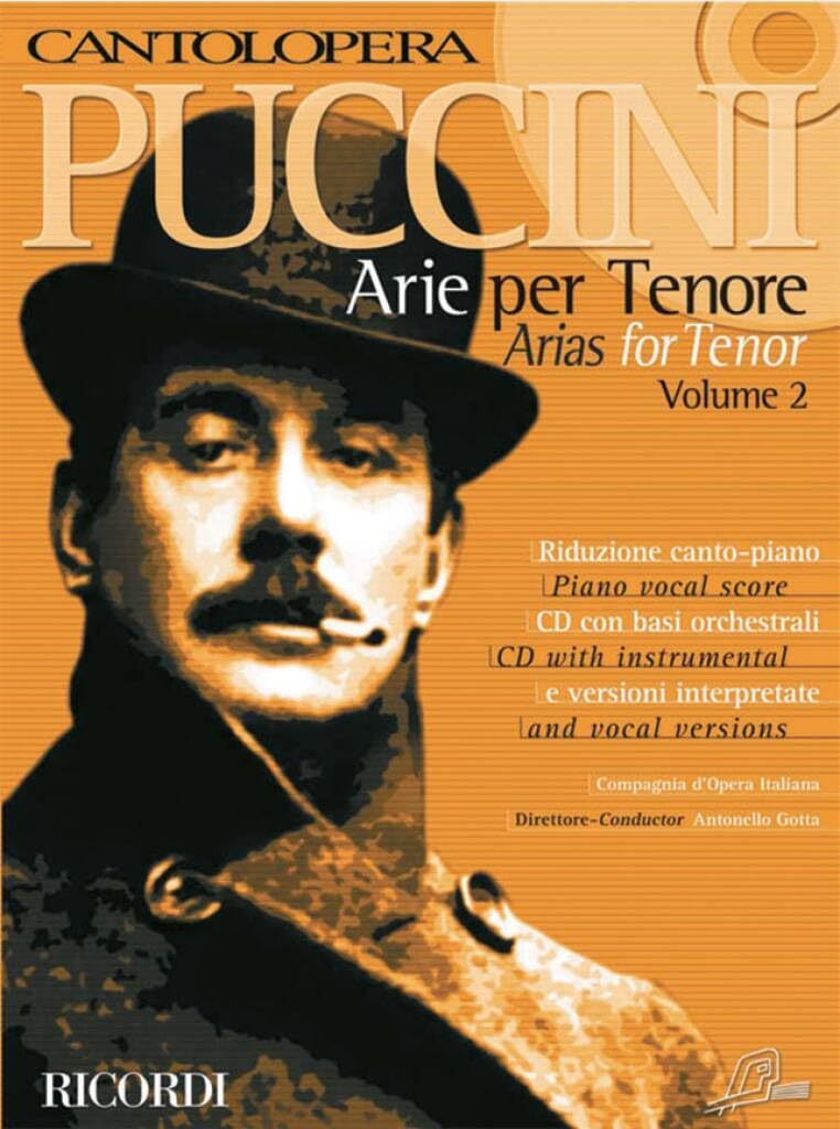 CANTOLOPERA: PUCCINI ARIE PER TENORE 2 +CD