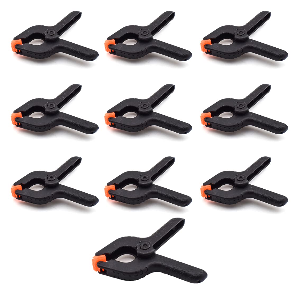 Photo 1 of 10 PCS Plastic Nylon Spring Clamps, 2 Inch Multipurpose Heavy Duty Clip for Home Improvement, Arts & Crafts, Backdrop Stand, Photography, etc.