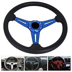 YEHICY 13.8” Racing Steering Wheel Quick Release