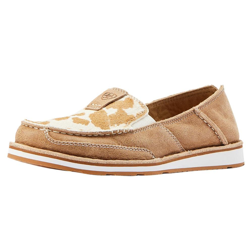 ARIAT Womens Cruiser Adobe/Tan and White Hair On 6