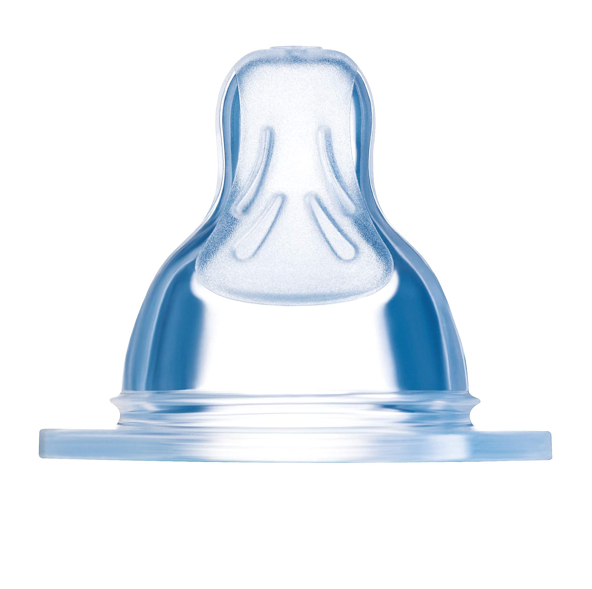 MAM - Set of 2 Anti Colic Baby Bottle Teats - Size 2 - Silicone