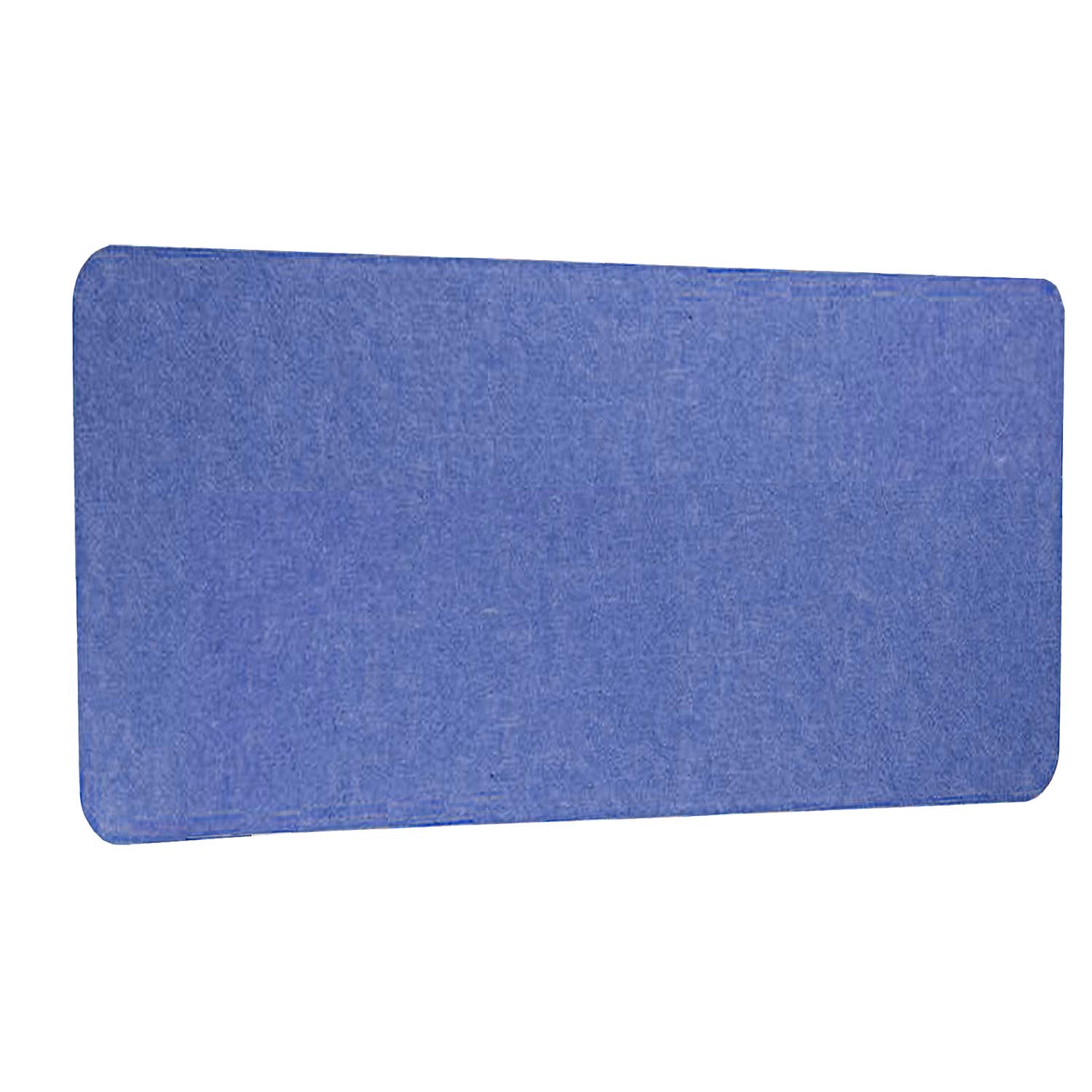 iMount Acoustic Desk Privacy Screen Sound Absorbing Noise Reduction Modesty Panel80x35cm - Blue