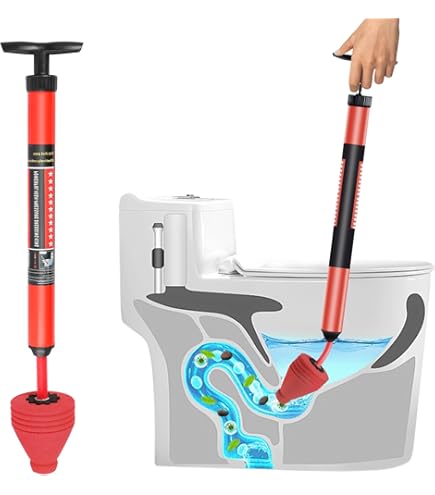 Desatascador Nirox 2 Piezas - Ventosa 110mm Y 140mm Con Mango Madera Para WC Y Desagües