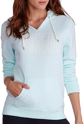 under armour women's favorite fleece wordmark hoodie