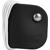 ELFRhino Cord Organizer Earbud Holder Earphones Headphones Winder Keeper Earbuds Case Storage Wrap Headset Keeper Cord Manager Cable Organizer Black