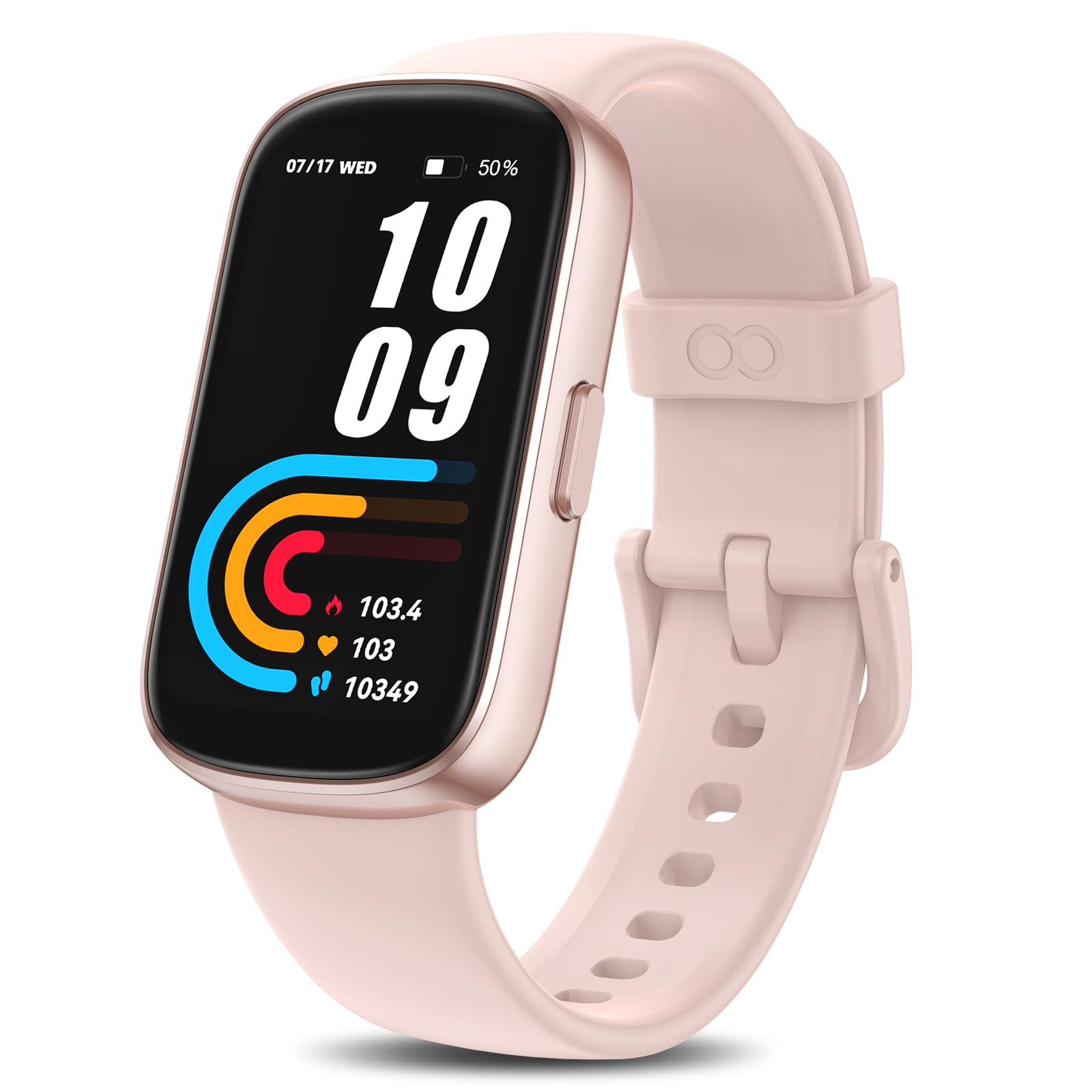 Photo 1 of Fitness Tracker Watch with 24/7 Heart Rate Blood Oxygen Sleep Monitor, IP68 Waterproof Smart Watch, Step Calorie Counter Pedometer Health Activity Trackers and SmartWatches for Men Women