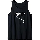 Aries Zodiac Sign Horoscope Astrology March April Birthday Tank Top