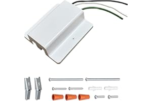 Yuemegou White 1-Pack H Track Floating Canopy Connector for Track Lighting Accessories H Track System, Energize The Rails