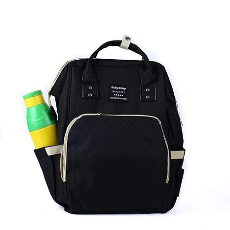 AI Mummys Stylish baby bags for travel for mother | Care Multi-Function Waterproof Travel Nappy Bags | Backpack Fashion | Babies Diaper Bags for Baby | Durable & Stylish Waterproof Maternity baby bag - Black