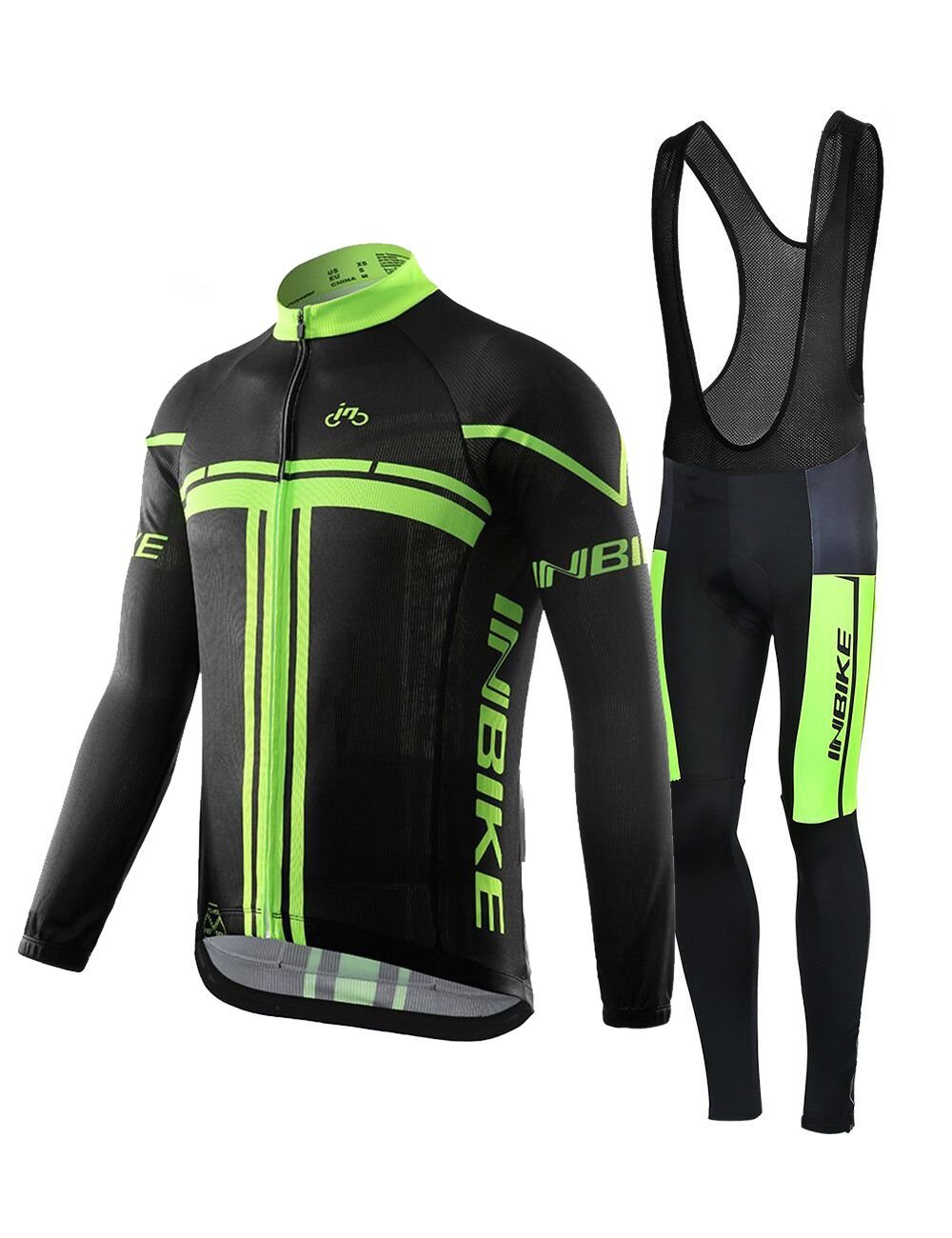 INBIKE Maillot Conjunto Ciclismo Culotte Ciclismo Invierno para Hombre