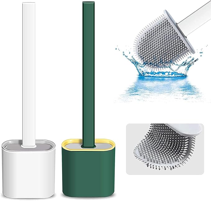 Firstdemand Pack of 2 Easy to Use Multi Color, Toilet Brush for ...