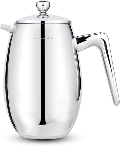 Easyworkz Nando Double Wall French Press 700ml Stainless Steel Insulated