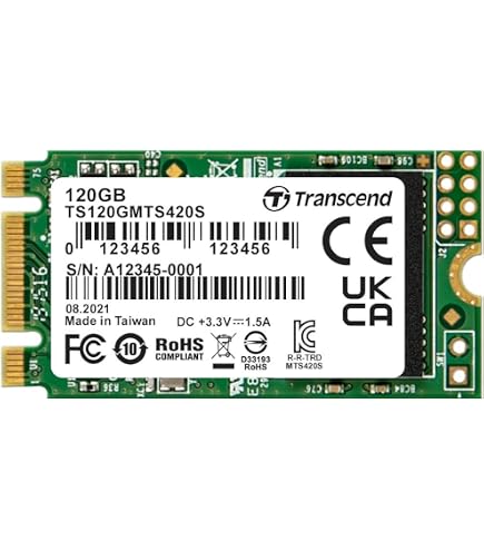 Transcend SSD M.2 2242 SATA III de 256 GB com cache Dram, até 530