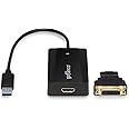 gofanco USB 3.0 to HDMI Video Graphics Adapter for Multiple Monitors - Up to 2560x1440 for Windows and macOS, DisplayLink Chip, Includes HDMI-to-DVI Adapter, USB 3.0 Video Adapter (USB3HDMI)
