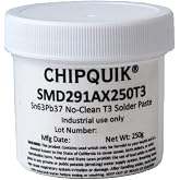 Chip Quik No-Clean Solder Paste - Sn42/Bi57.6/Ag0.4 Lead-Free, 250g Jar, T4 Particle Size - View #9