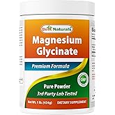 Best Naturals Magnesium Glycinate Powder - 1 Pound (1 LB (Pack of 1))