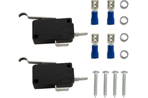 NVMW 80629 Neutral/Reverse Safety Switch Compatible with B&M Automatic Shifters,Includes Crimp Terminals and Screws (Set of 2)