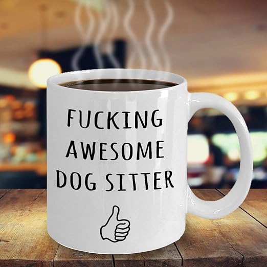 dog walker mug