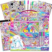 Lisa Frank Sticker Super Pack -- Lisa Frank Sticker Box and Sticker Pack with Over 2,200 Stickers (Lisa Frank Party Supplies)