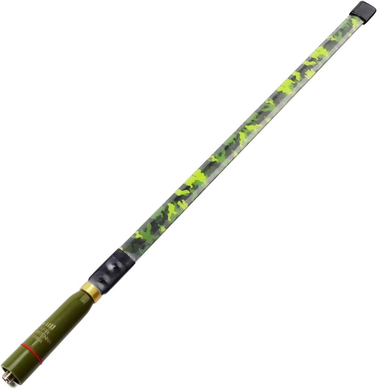 HYS SMA FEMALE VHF/UHF Foldable Tactics Antenna Dual Band 144/430Mhz 15.3-Inch Aeria Compatible for Baofeng UV-5R BF-F8HP WOUXUN KG-UVD1P KG-UV6D Kenwood Radio
