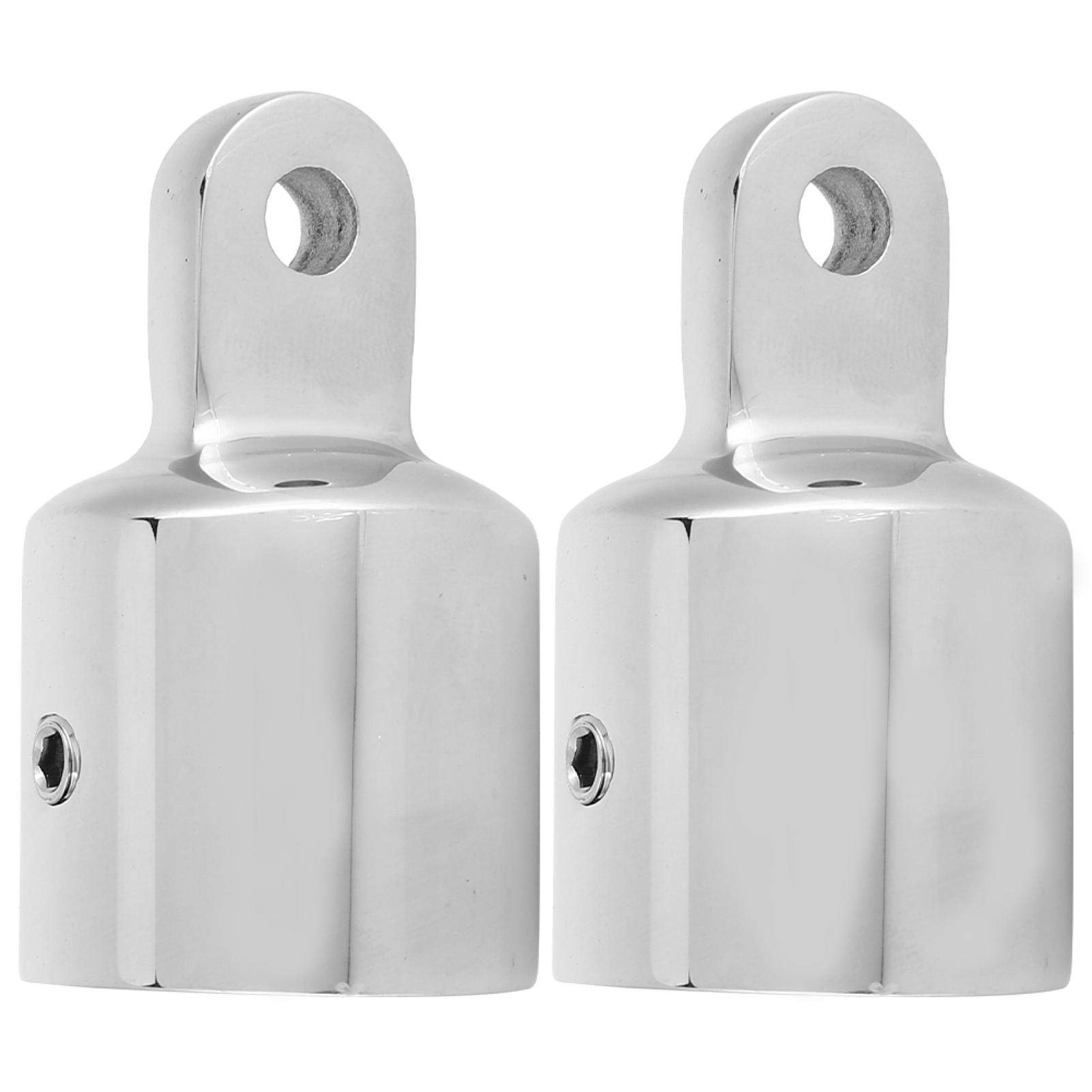 Alomejor Bimini Top Fitting,Durable Stainless Steel Marine Hardware,Stainless Steel Fitting 22mm 25mm for Boat Owners Sailors Yacht Maintenance Bimini Installations