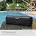 Solar Bluetooth Speaker, Dreamix 30+ Hours Playtime Portable Wireless Stereo Bass IP65 Splashproof Outdoor Bluetooth 4.0 Speaker for Beach, Poolside, Shower, Bike, Camping - Black