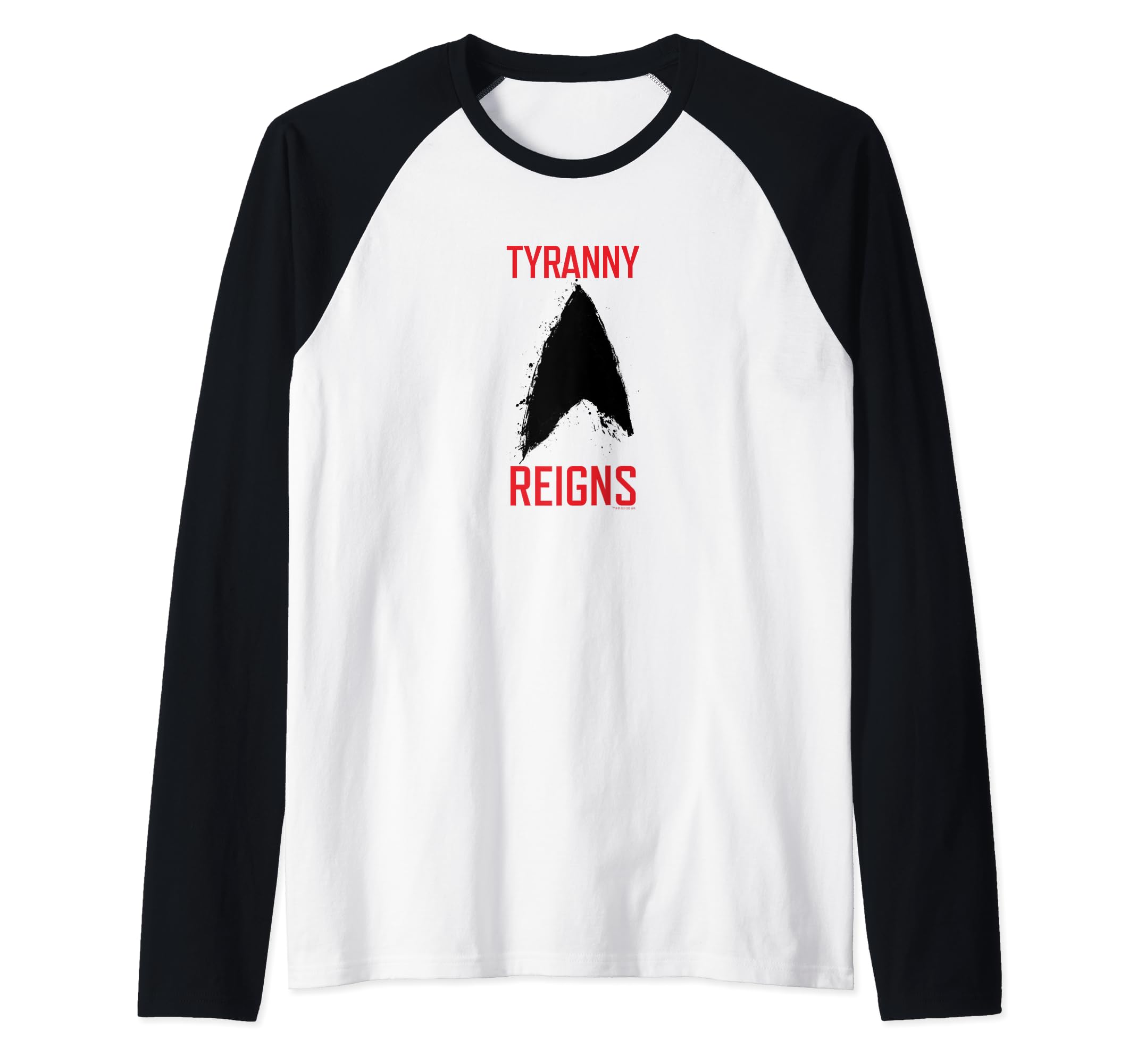 Star Trek: The Next Generation Mirror Universe Delta Raglan Baseball Tee