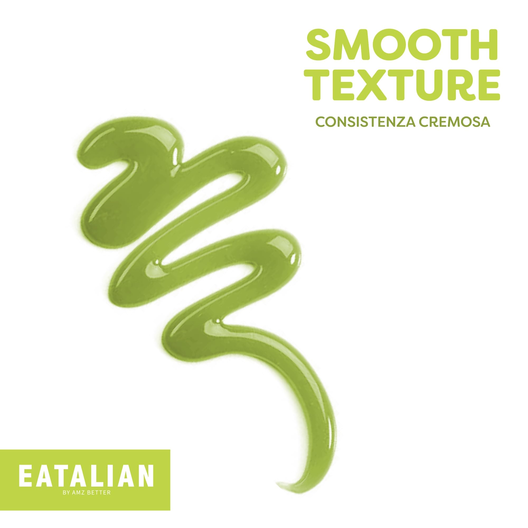 EATALIAN by AMZ BETTER Topping mit Pistaziengeschmack, Süße Proteincreme im Squeezer 300 gr, Made in Italy, Pistaziensauce Ideal zum Dekorieren von Eis, Desserts und Dubai Chocolate 5