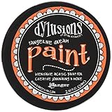 Ranger DYP50995 Dylusions by Dyan Reaveley Blendable Acrylic Paint, 2 oz, Tangerine Dream