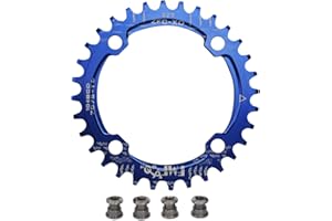 UPANBIKE Bike Narrow Wide Chainring 104 BCD Round Shape Single Chain Ring 32T 34T 36T 38T