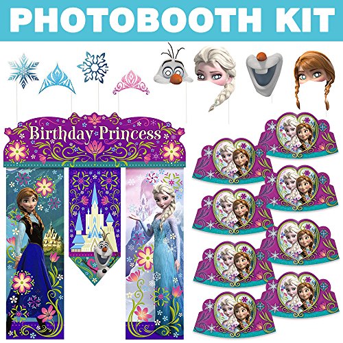 Costume SuperCenter Frozen Photo Booth Kit - Party Supplies