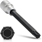 Pronese Head bolt socket for Audi and VW,Polydrive Head Bolt Tool 1/2" Drive140MM Long 6-Point M10 Socket