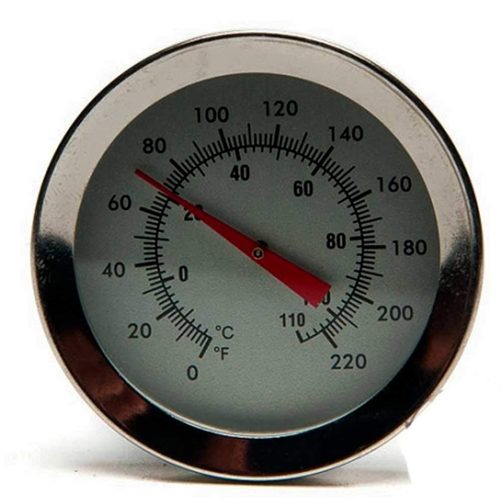 Dial Thermometer Homebrewing Brew Kettle Brew Pot, 12 inch Long (Silver