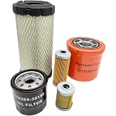 Maintenance Filter Kit Compatible with TYM T25NH Tractor | Oil Change Fuel Filter Kit, Replace for 11201032020 13152302100 11930535150 11981055650 12933555780