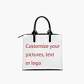 LuxeXpress Customize Your Pictures Text Or Logo For Women'S Handbags Zipper Shoulder Bags And Fashionable Bags