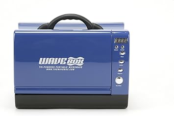 Amazon Co Jp Wavebox ポータブル電子レンジ 青 車 バイク