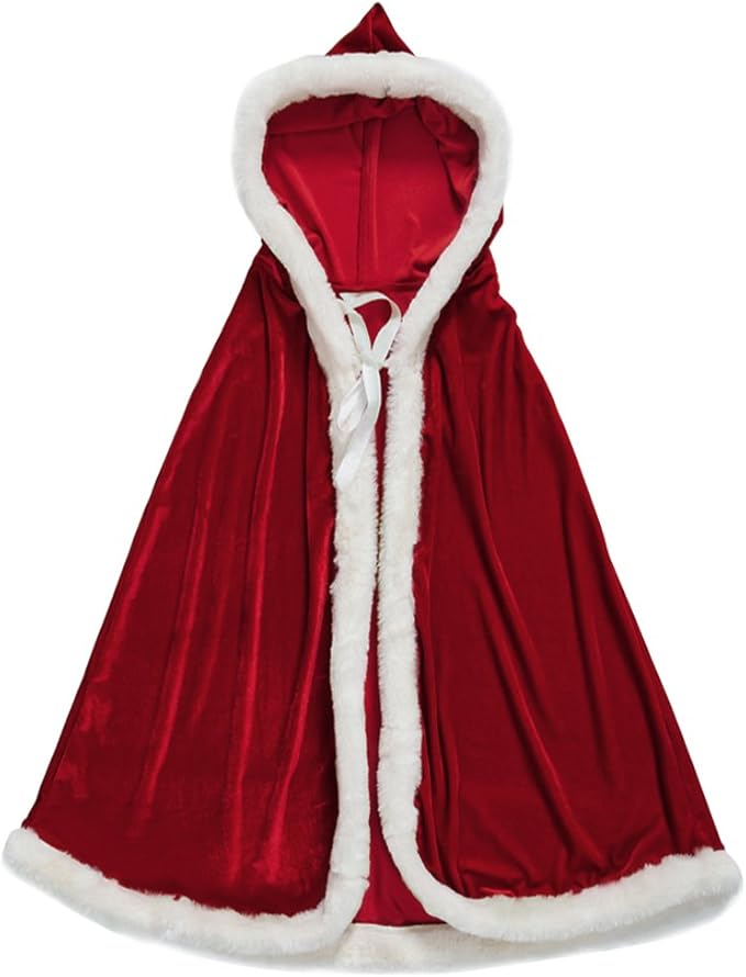 BXT Cape Capuchon Vêtements Manteau à Capuchon Costume Deguisement Père Noël: Amazon.fr 