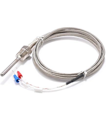 SAEVVCJWW Pt100/Pt1000 Temperatursensor – 3-Leiter, Wasserdicht, Silikonkabel, -60 Bis 260 °C