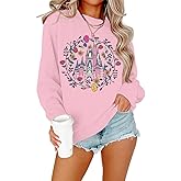 SFHFY Magic Kingdom Sweatshirt Women: Princess Sweater Lightweight Magical Castle Pullover Family Vacation Shirt Top