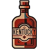 Vagabond Heart Kentucky Weatherproof Vinyl Sticker - Kentucky Souvenir Decal - Kentucky Sticker
