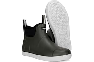 CKWLXQY Rain Boots for Men Mid Calf Waterproof Rubber Boots Advanced Non-Slip Deck Boots Mens Rubber Outdoor Work Boots Mens 