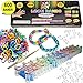DIY Rubber Band Bracelets Loom Kit | Includes Loom, Hook, 600 Bands, 30 Clips