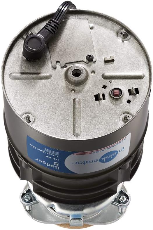 InSinkErator Garbage Disposal with Cord, Badger 5XP, 3/4 HP Continuous Feed - - 