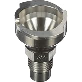 3M PPS 2.0 Adapter, 26016, Type S9, 16 mm Male, 1.5 mm Thread | 1 Pack; Connects Numerous Paint Gun Brands to PPS 2.0 Paint Spray System; Silver